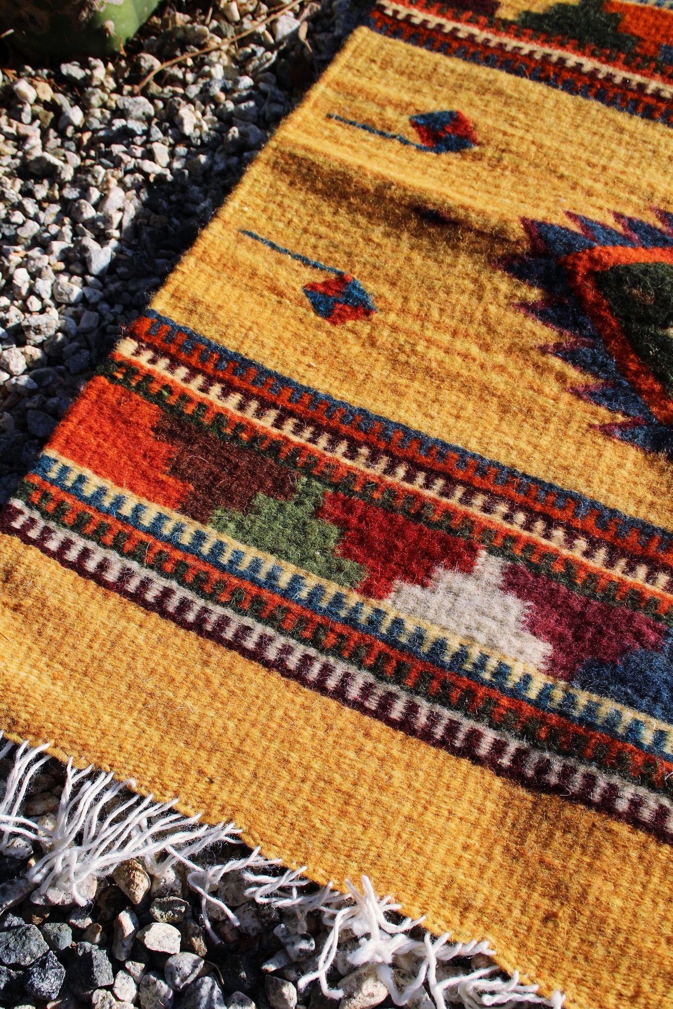 Las Pirámides y el Sol Tapete Small Wool Rug