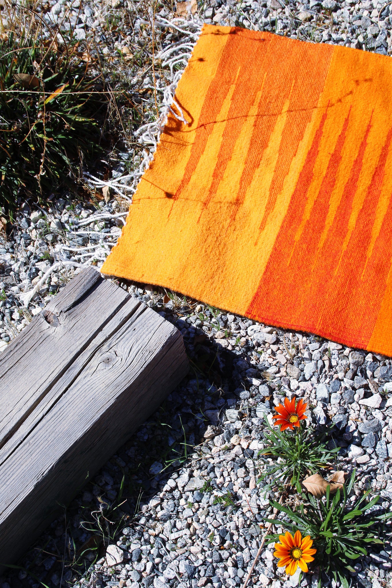 Naranjas y Granadas XL Long Runner Tapete - Artist Heirloom Original Wool Rug